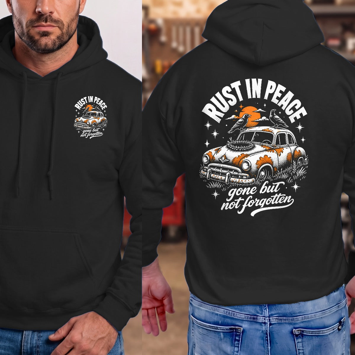 Black | Front & Back