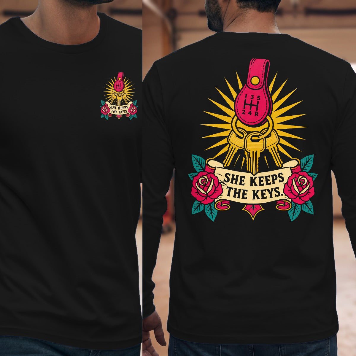 Black | Front & Back