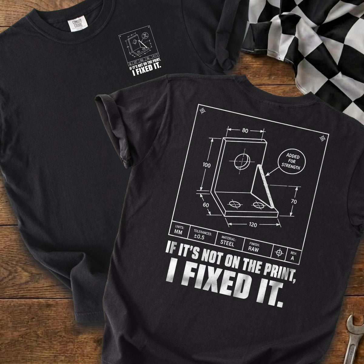 Black | Front & Back