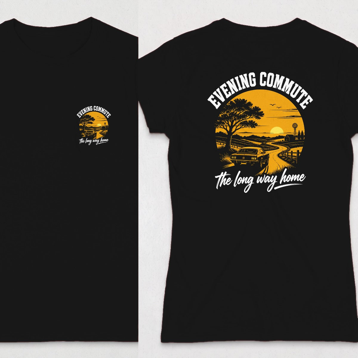 Black | Front & Back