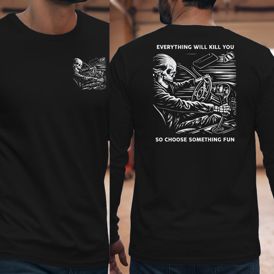 Black | Left Chest + Back