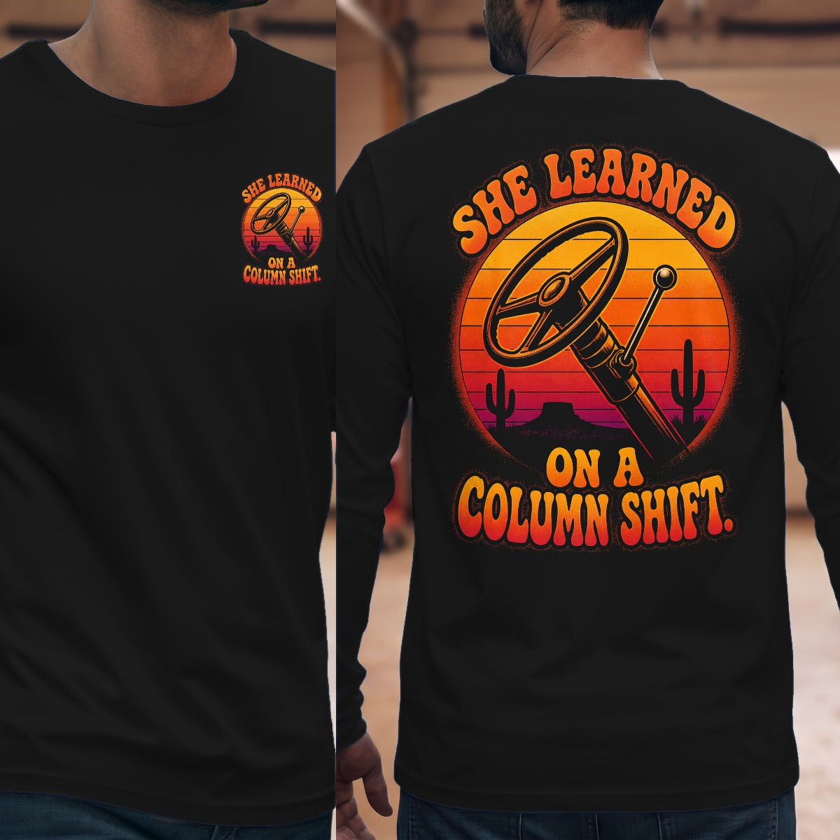 Black | Front & Back