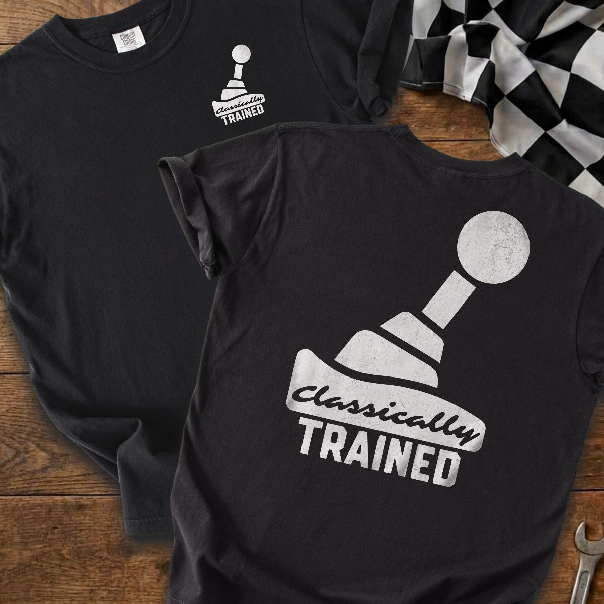 Black | Left Chest + Back