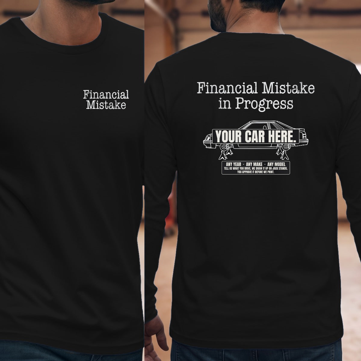 Black | Left Chest + Back