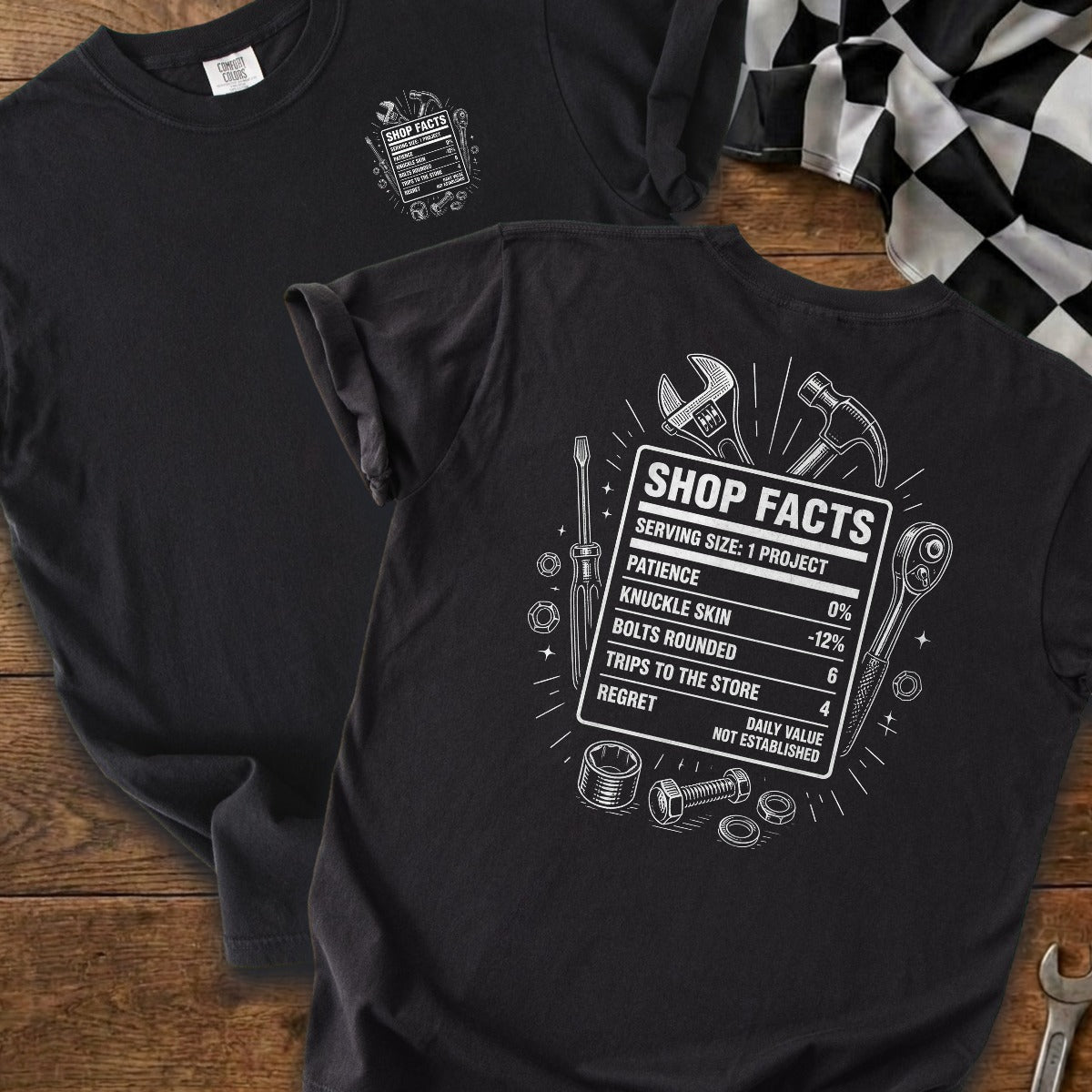 Black | Front & Back