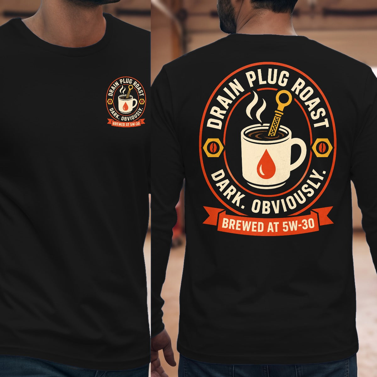 Black | Front & Back
