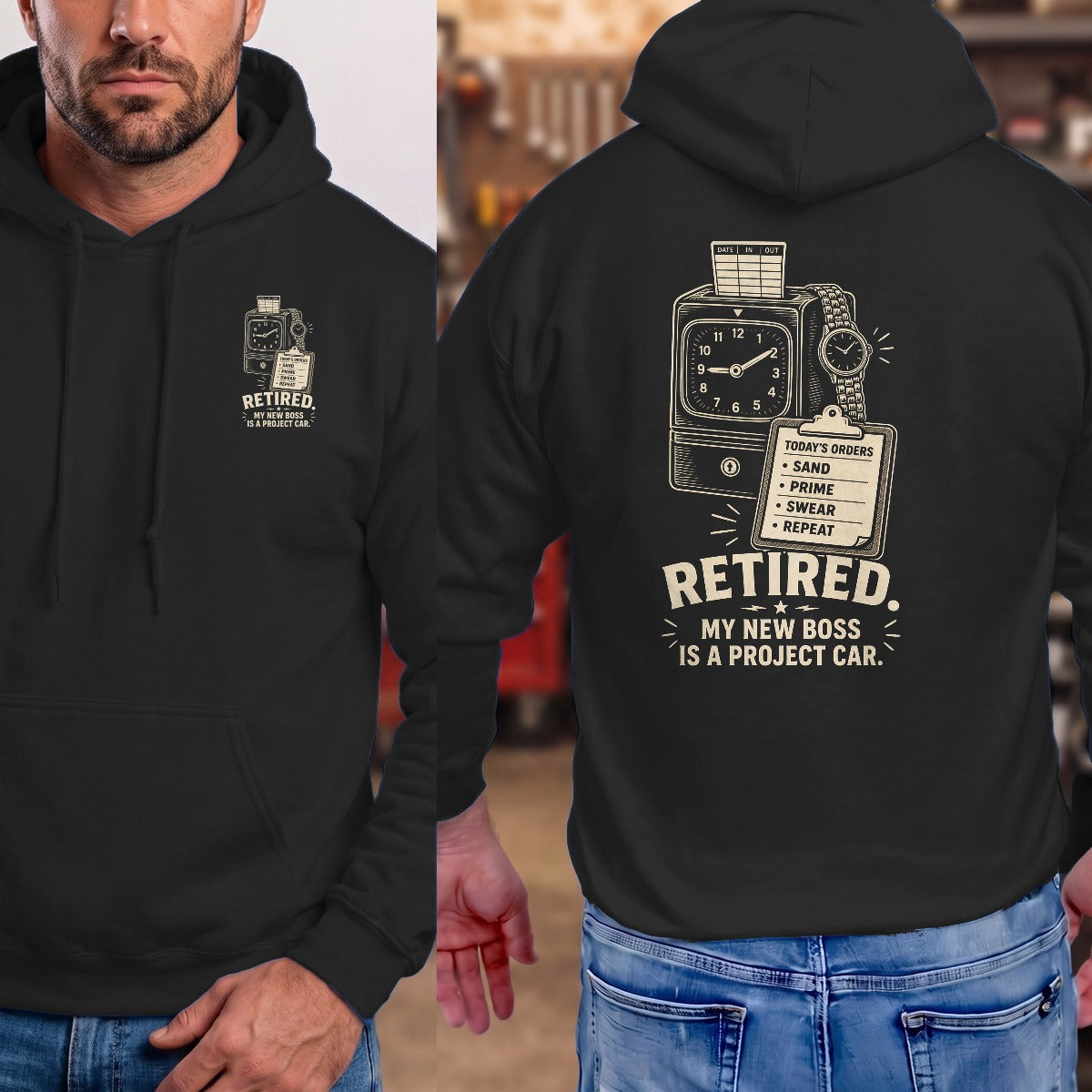 Black | Front & Back