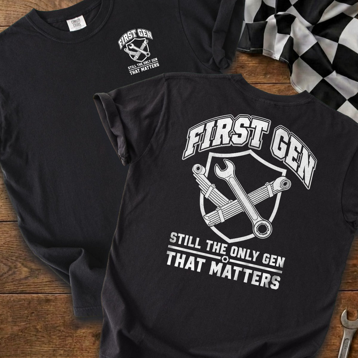 Black | Front & Back