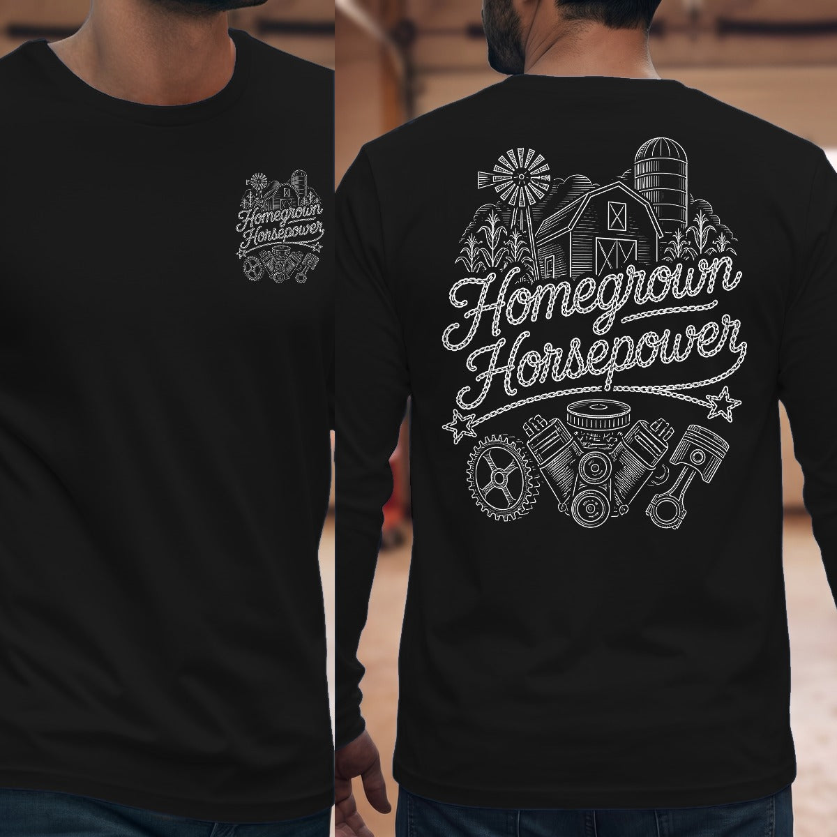 Black | Front & Back