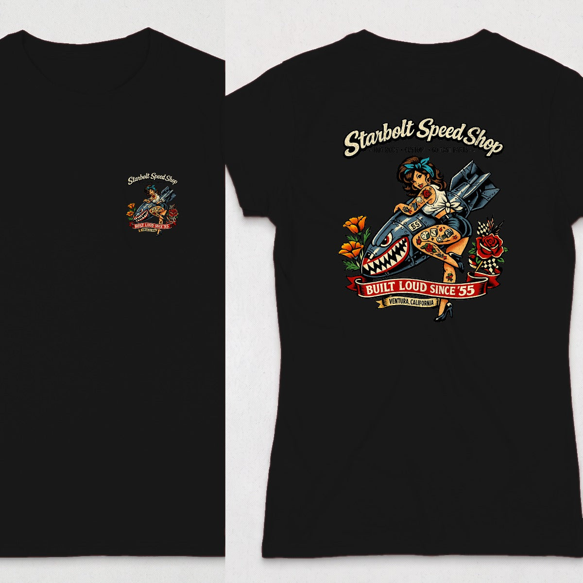 Black | Front & Back