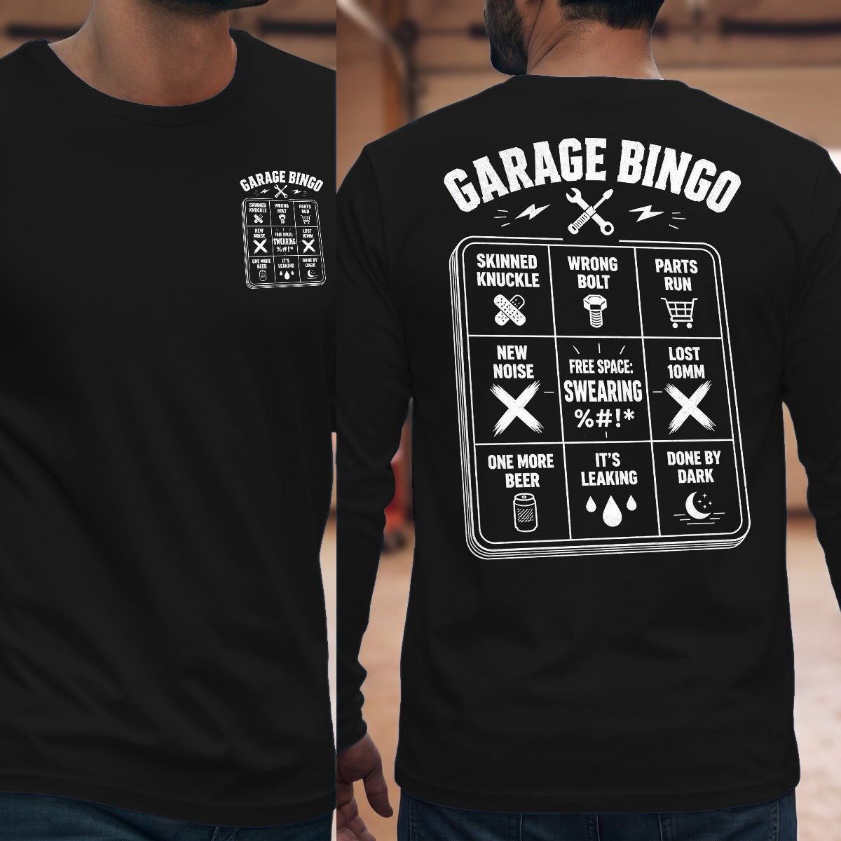 Black | Front & Back