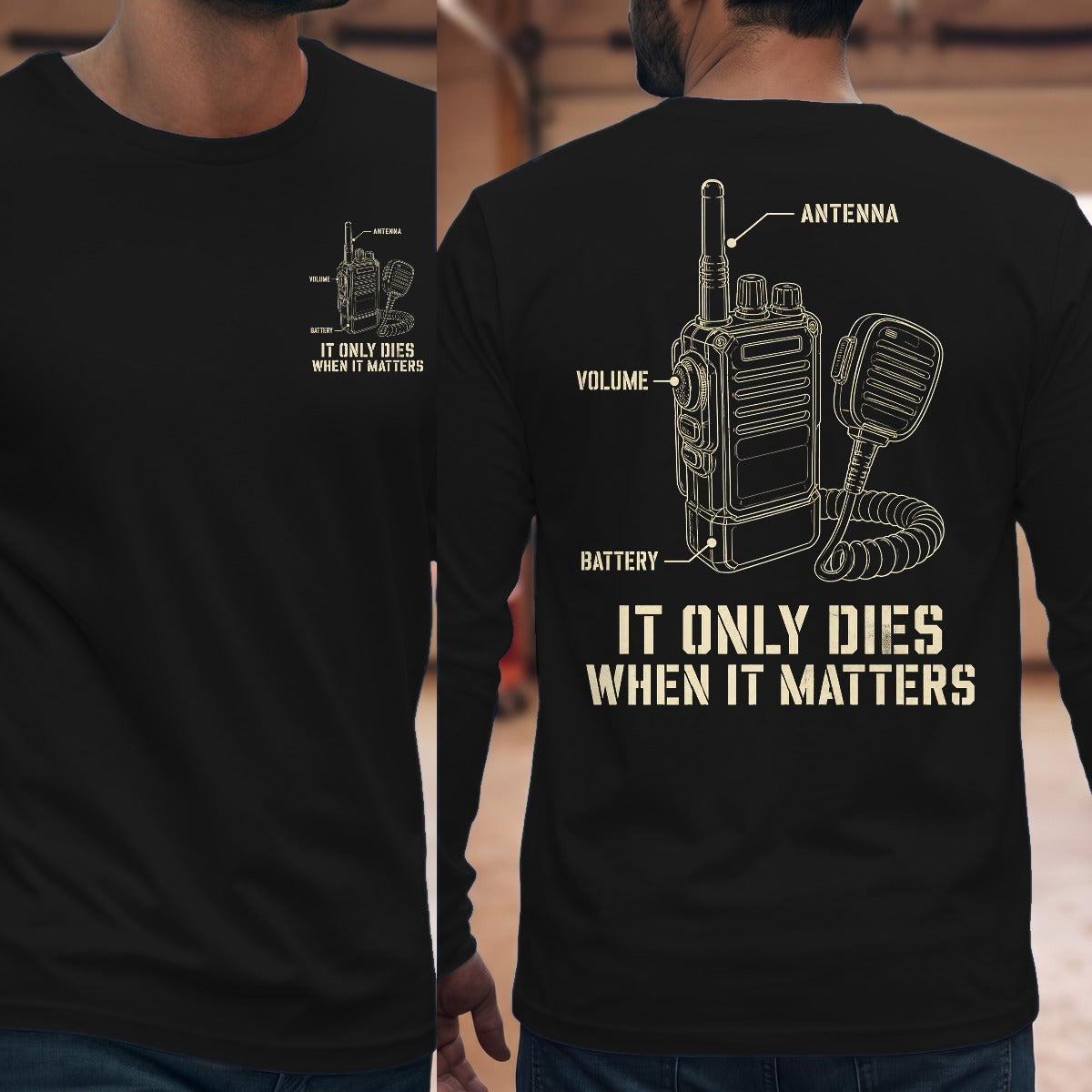 Black | Front & Back