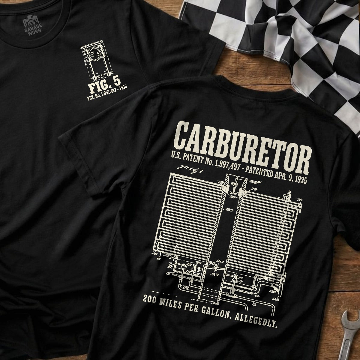 Black | Front & Back