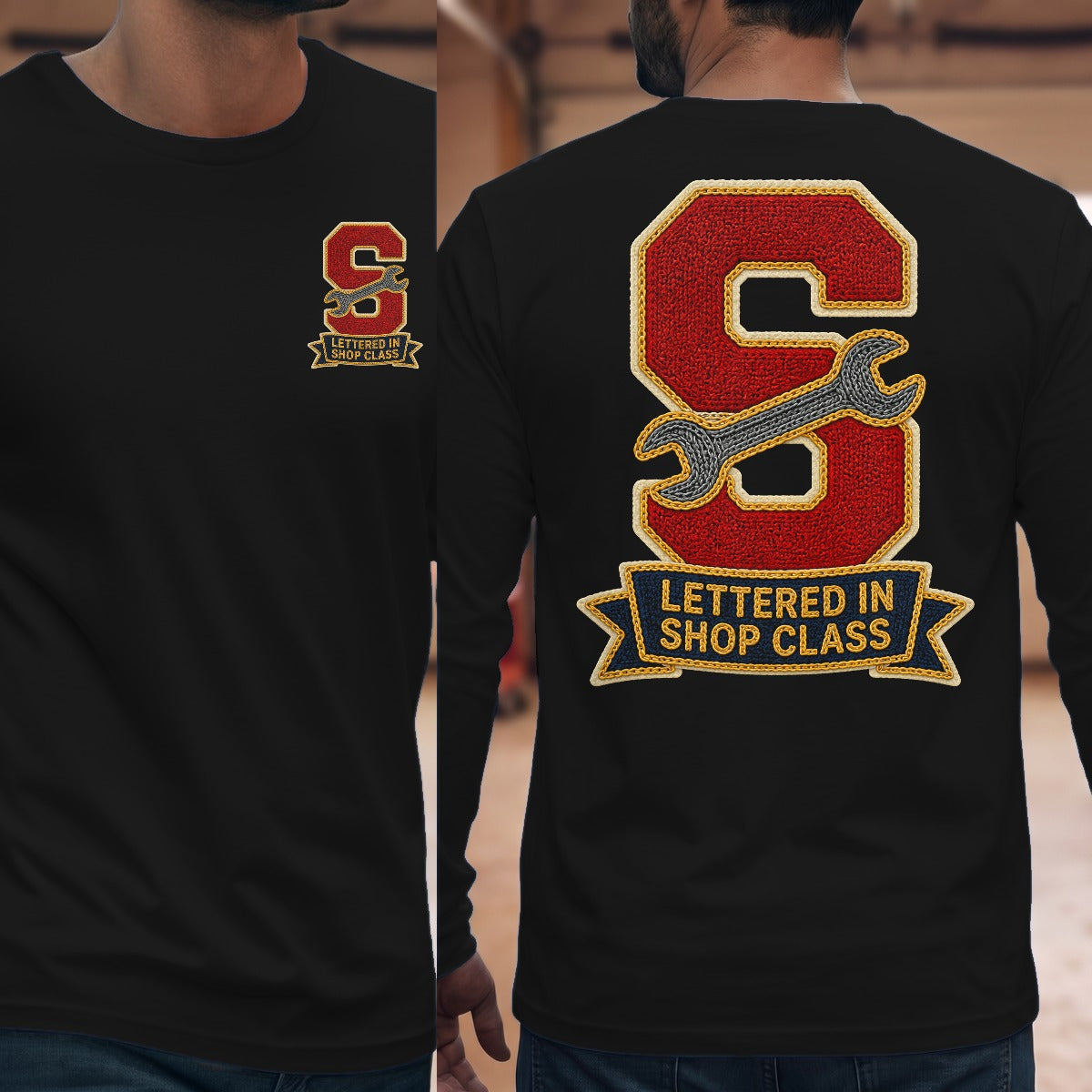 Black | Front & Back