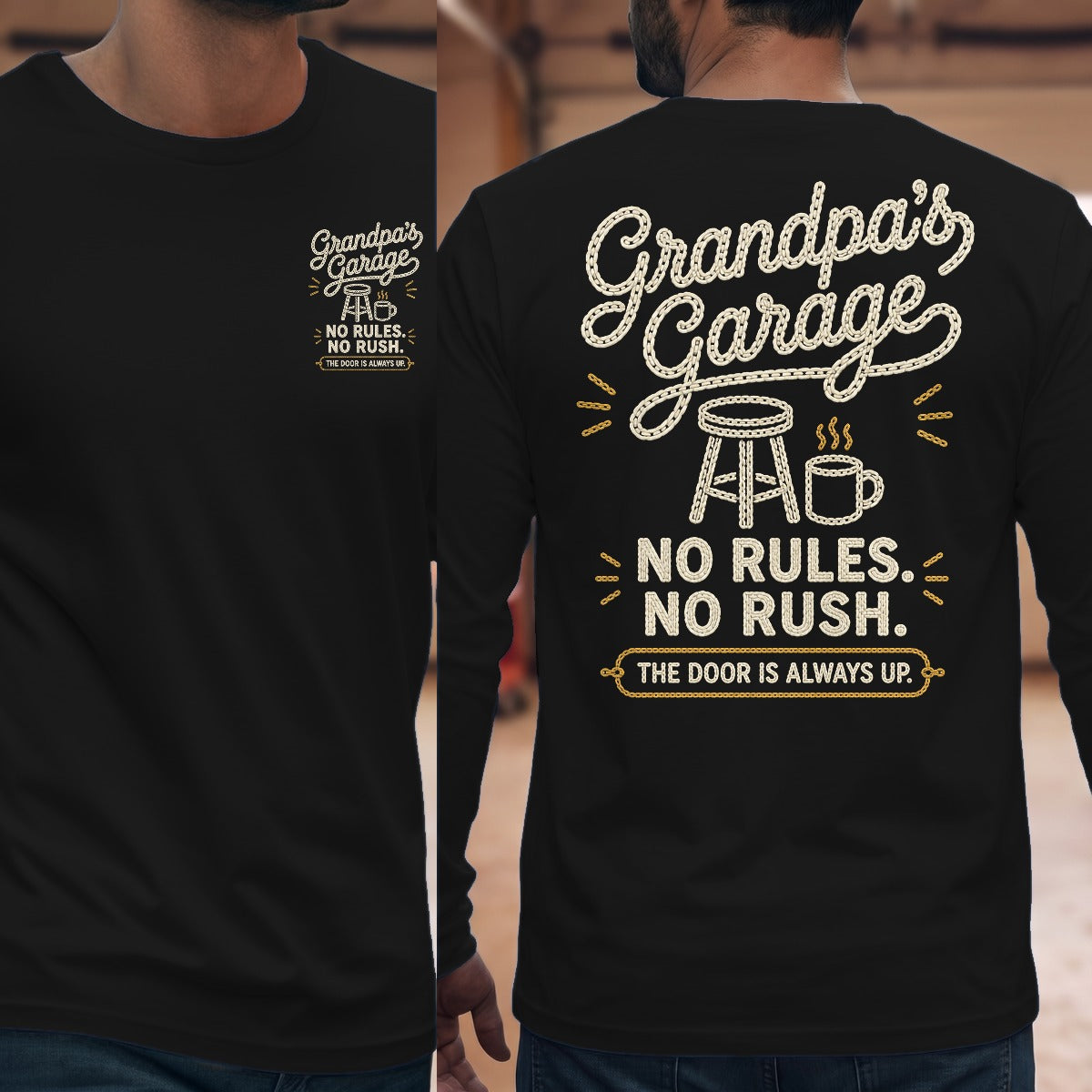 Black | Front & Back