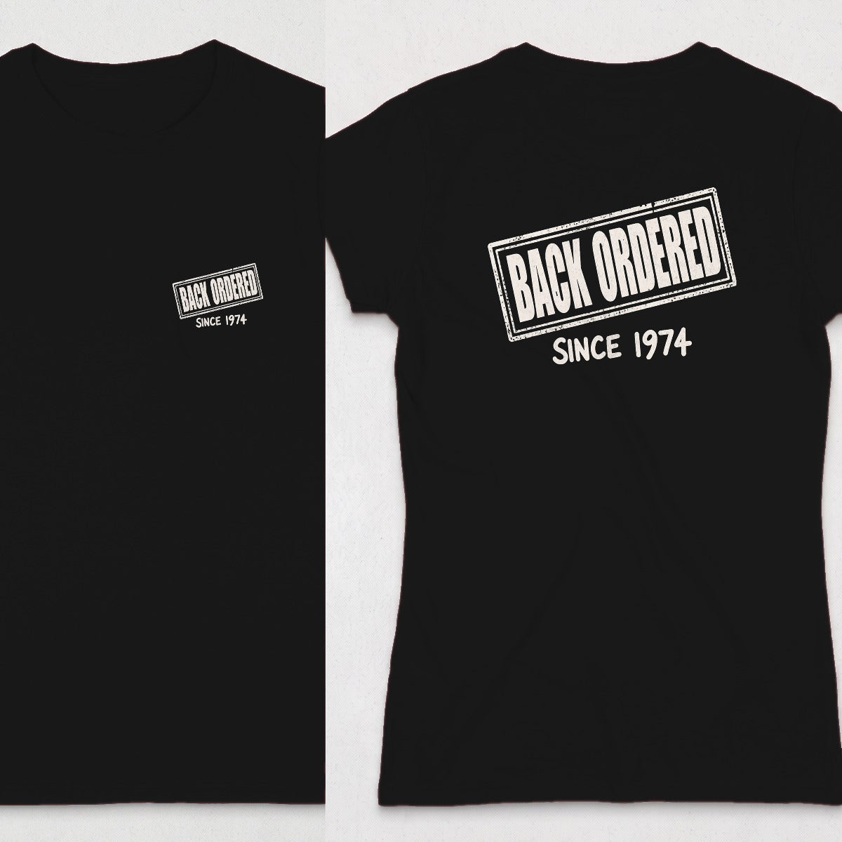 Black | Front & Back