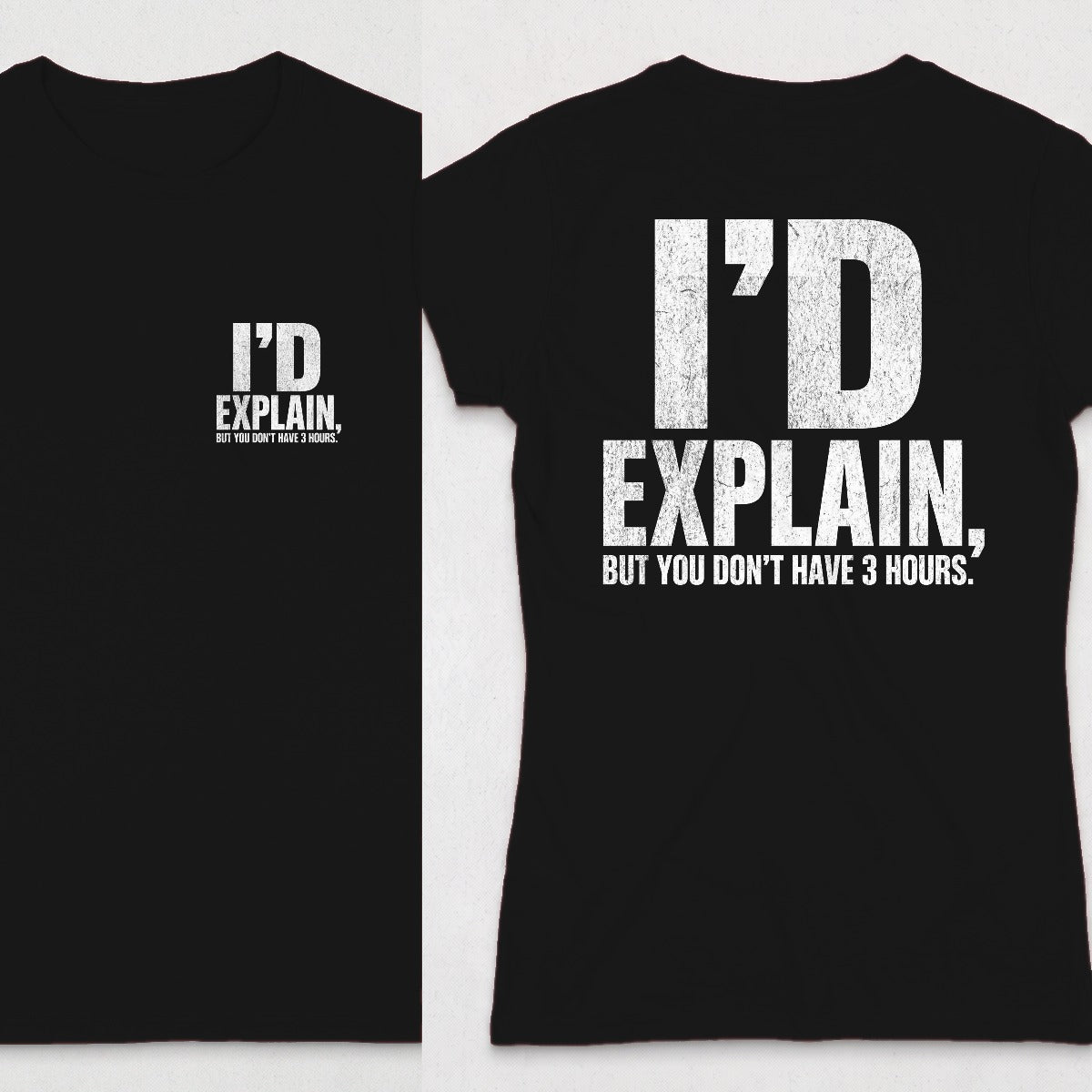 Black | Front & Back
