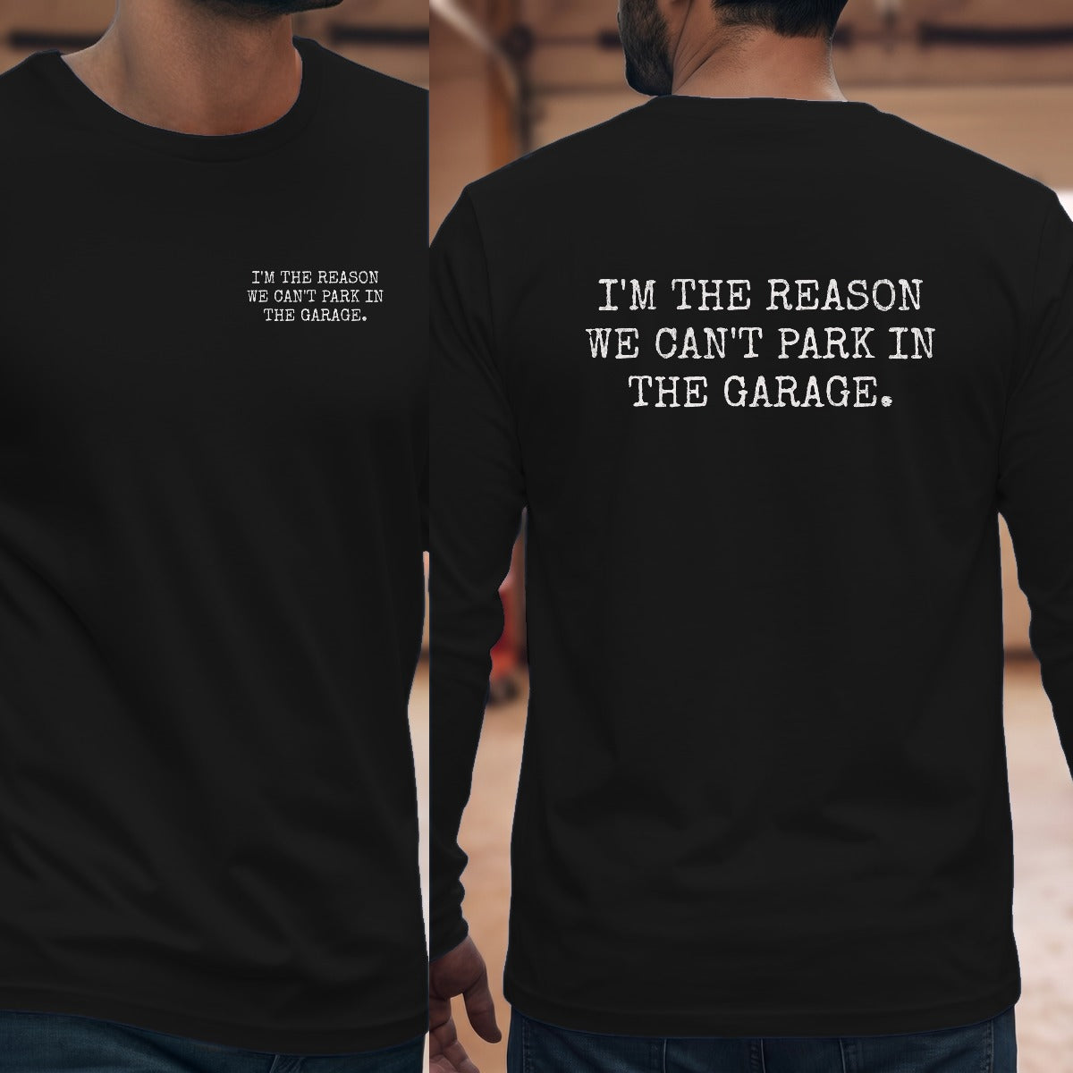 Black | Left Chest + Back