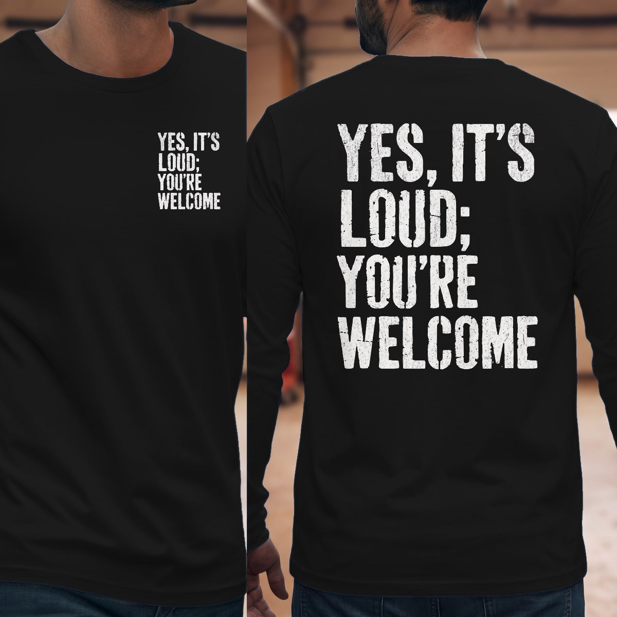 Black | Left Chest + Back