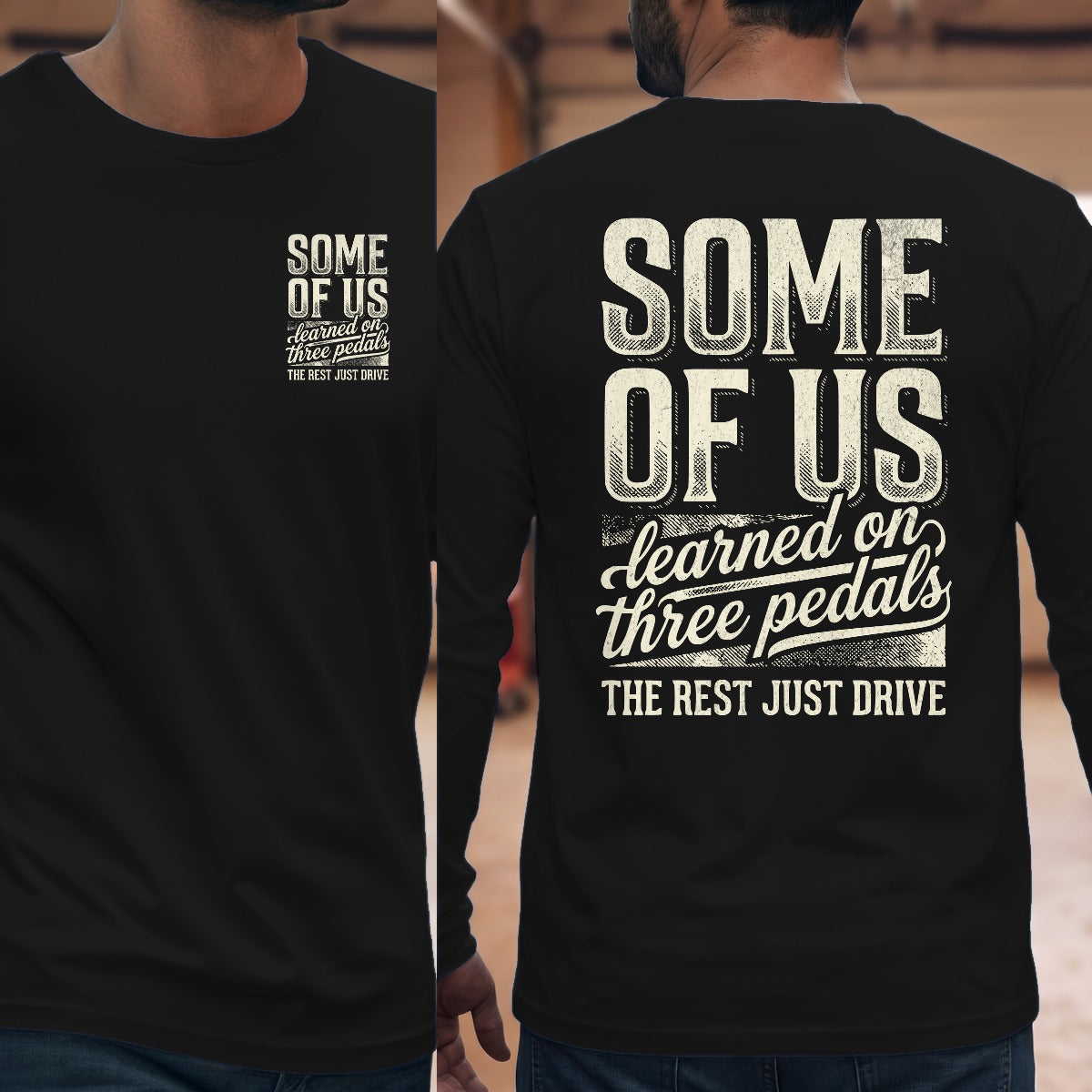 Black | Left Chest + Back