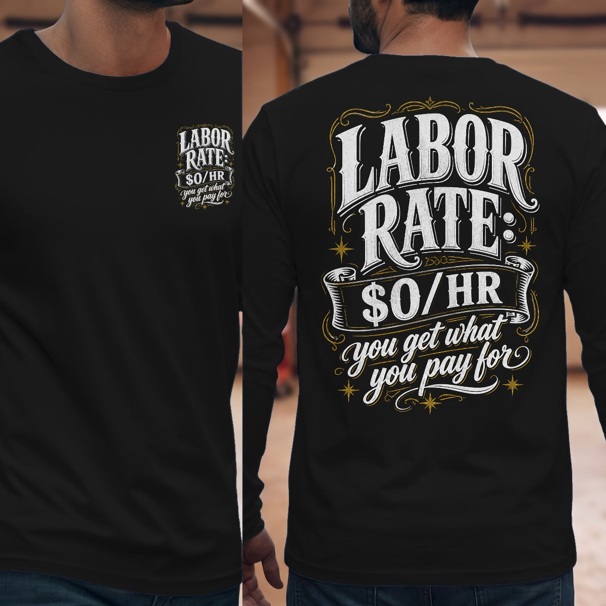 Black | Front & Back