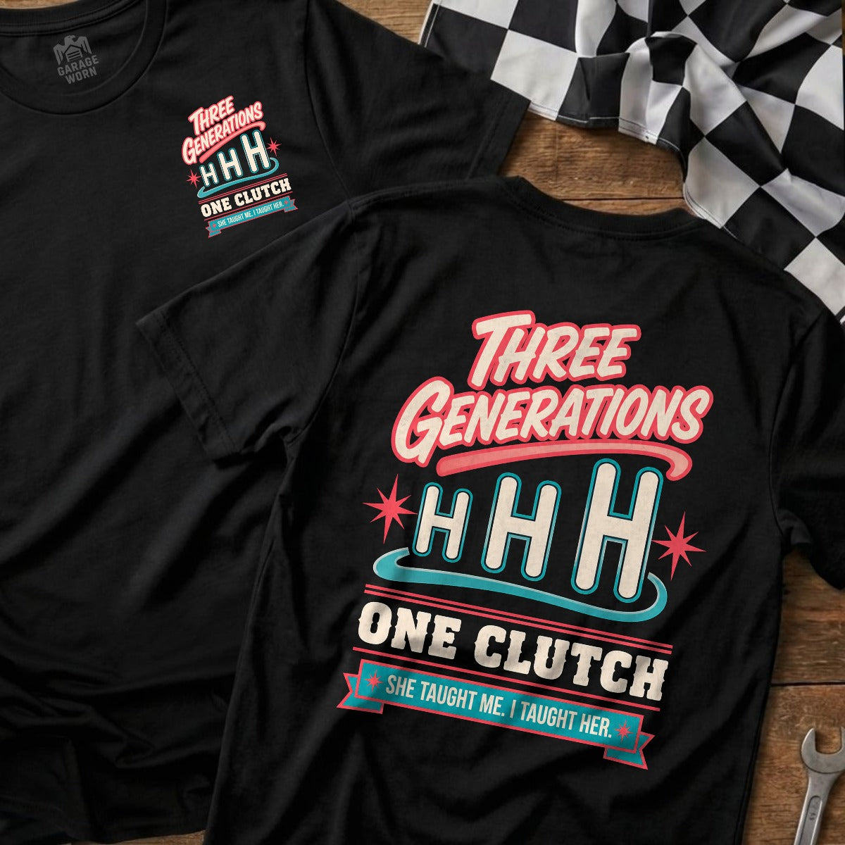 Black | Front & Back