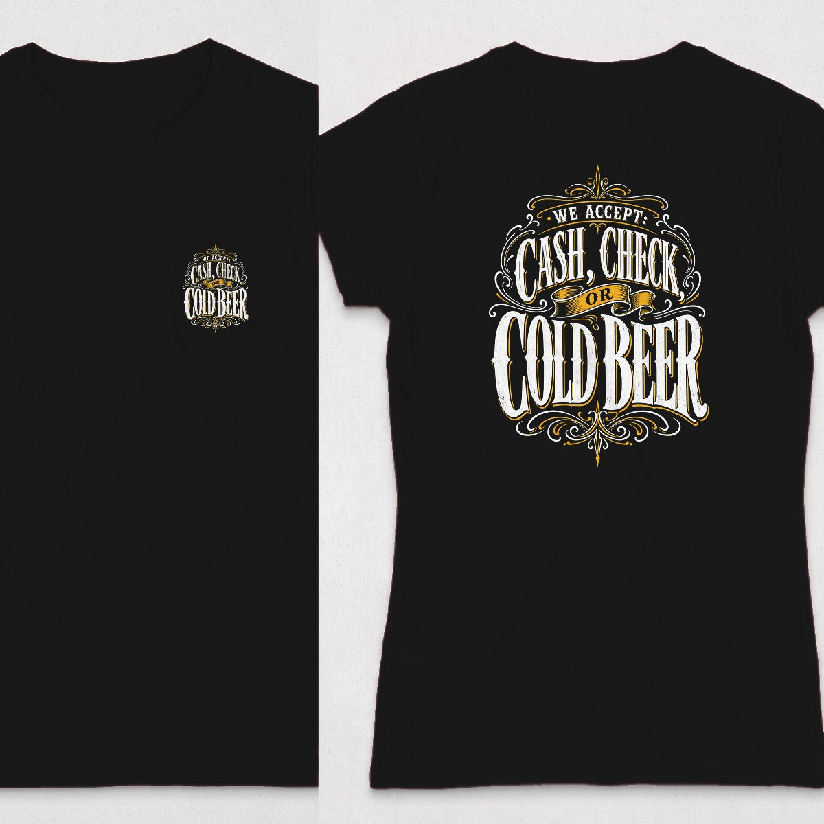 Black | Front & Back