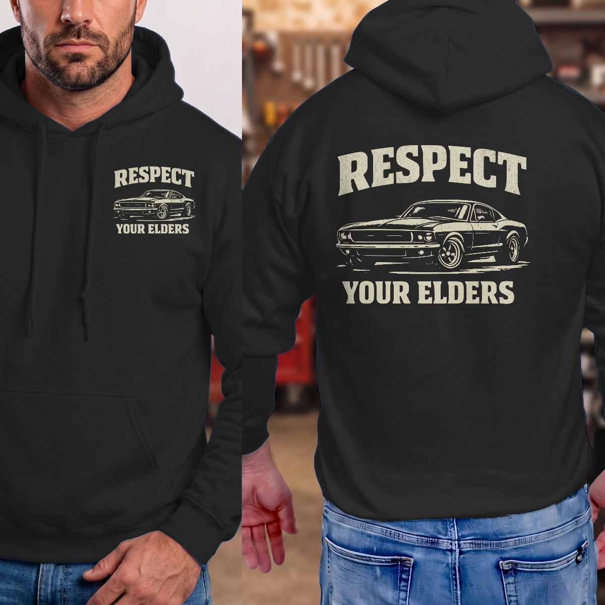 Black | Front & Back