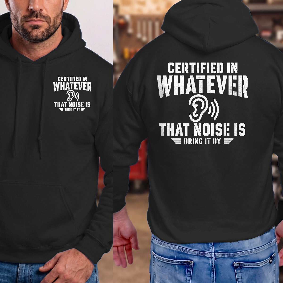 Black | Front & Back