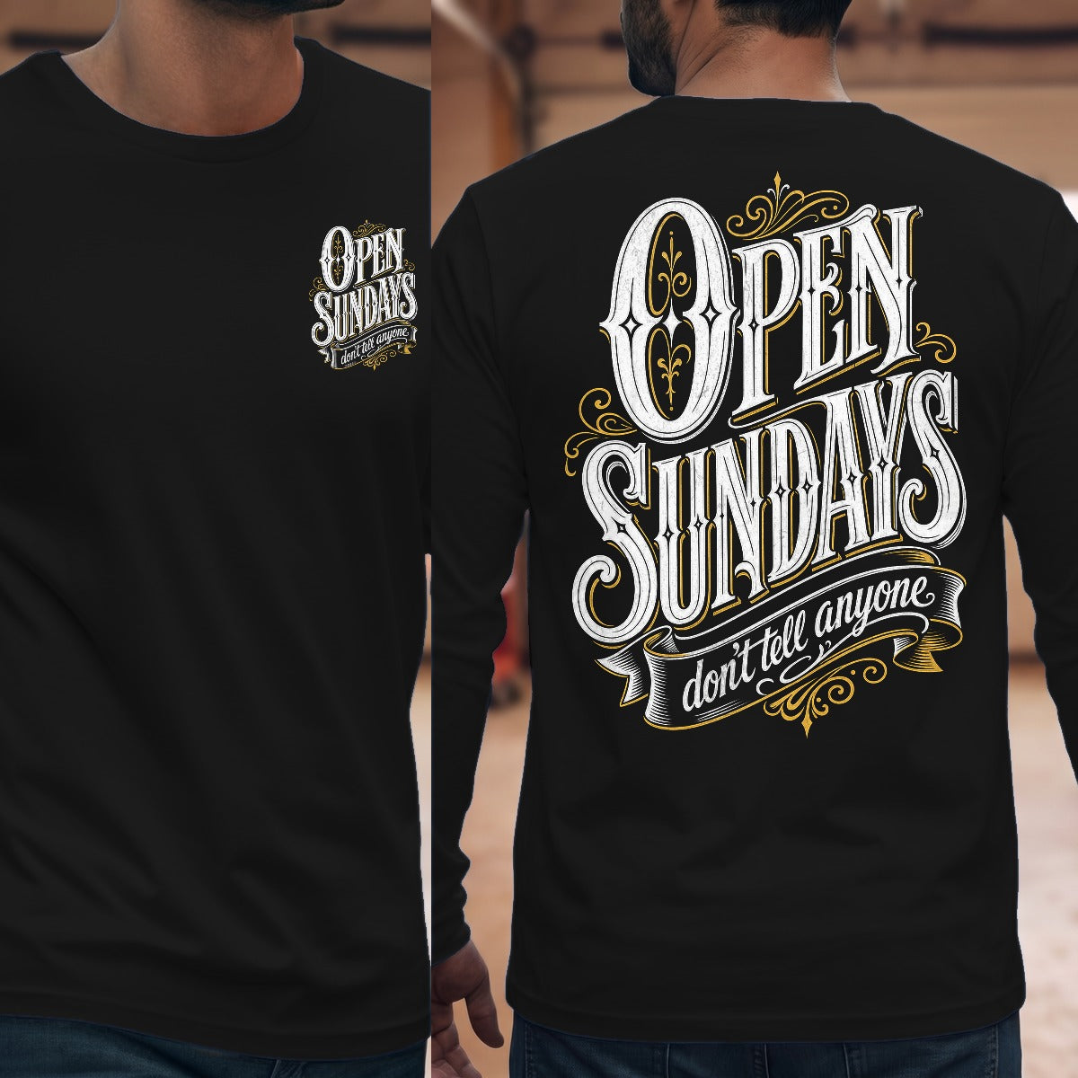 Black | Front & Back