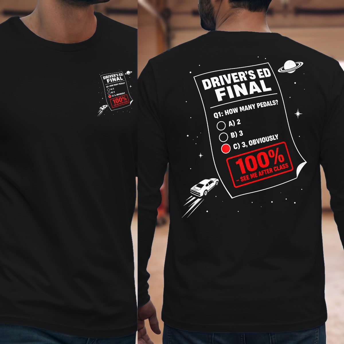 Black | Front & Back