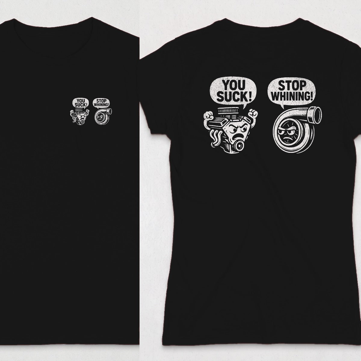 Black | Left Chest + Back