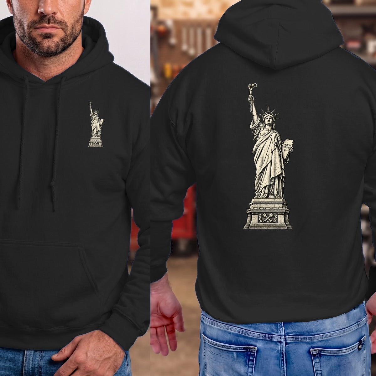 Black | Front & Back