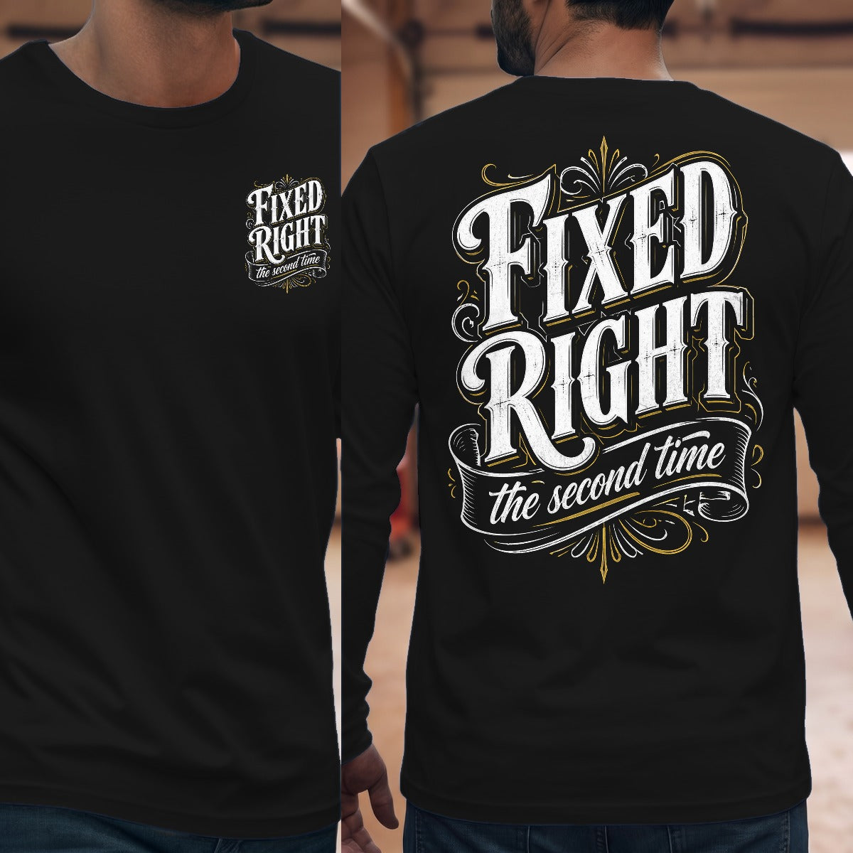 Black | Front & Back