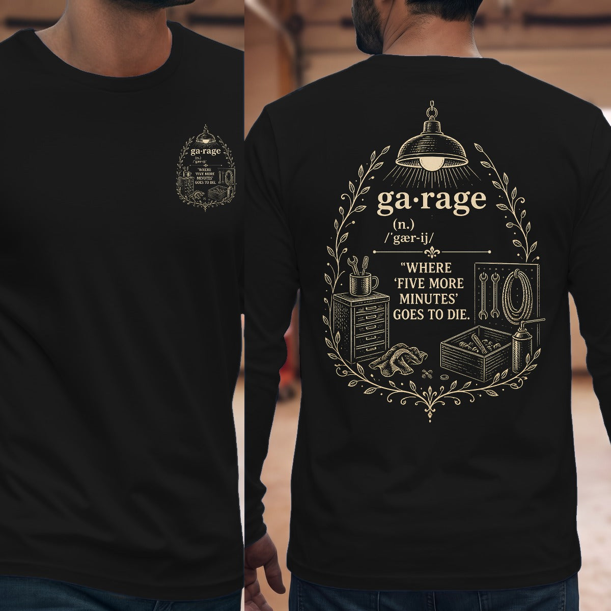 Black | Front & Back