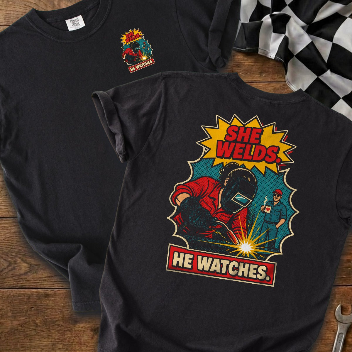 Black | Front & Back