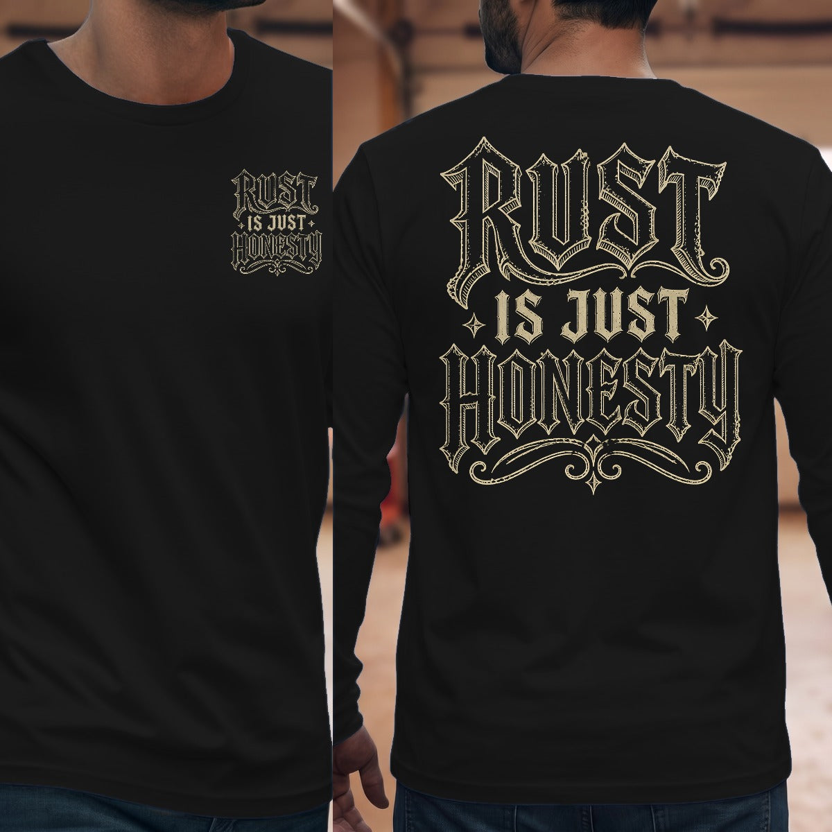 Black | Front & Back
