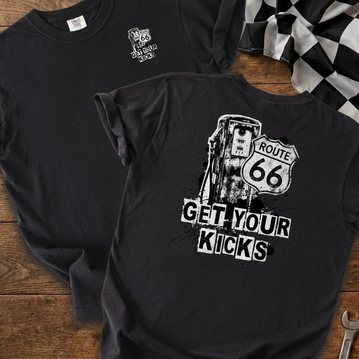 Black | Left Chest + Back