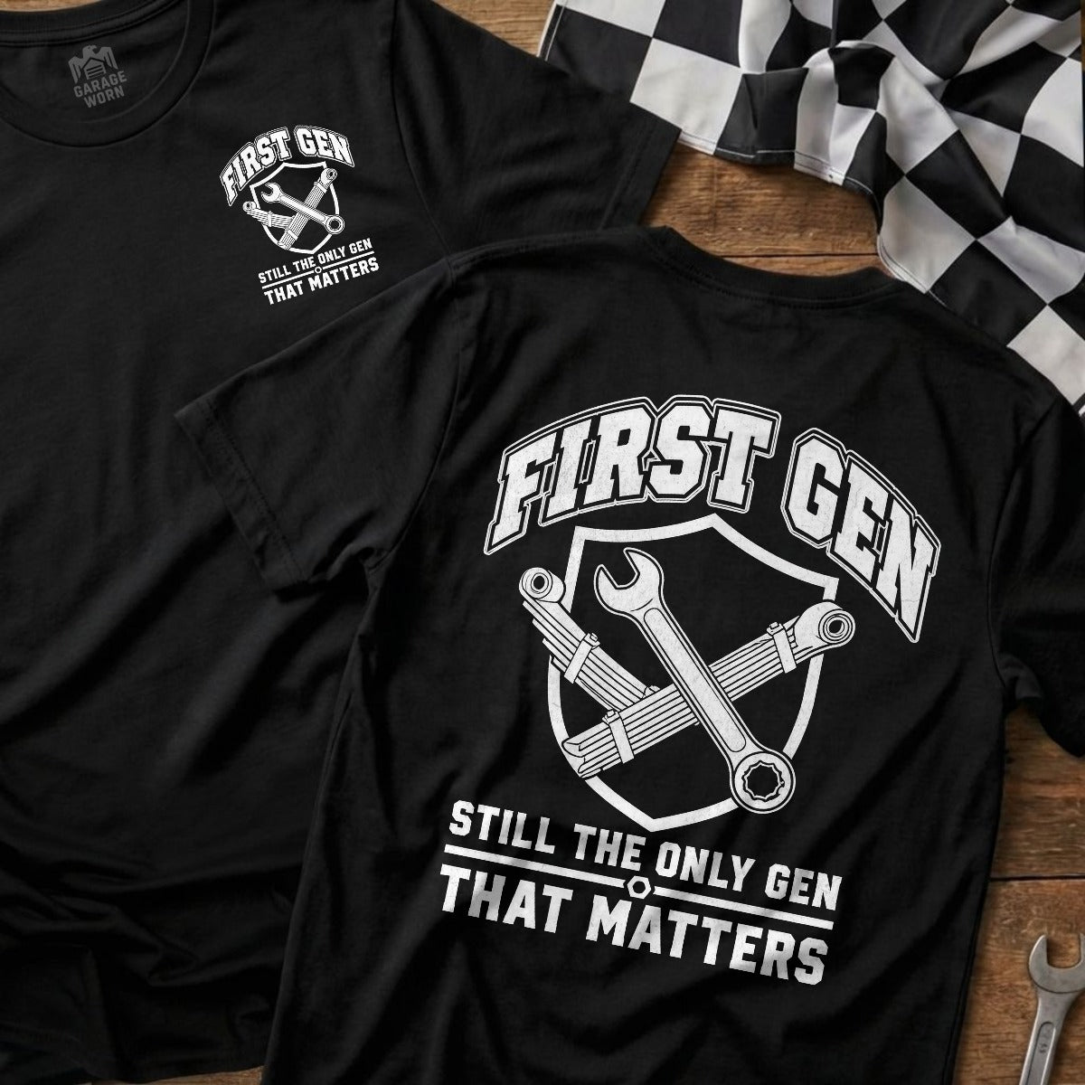 Black | Front & Back