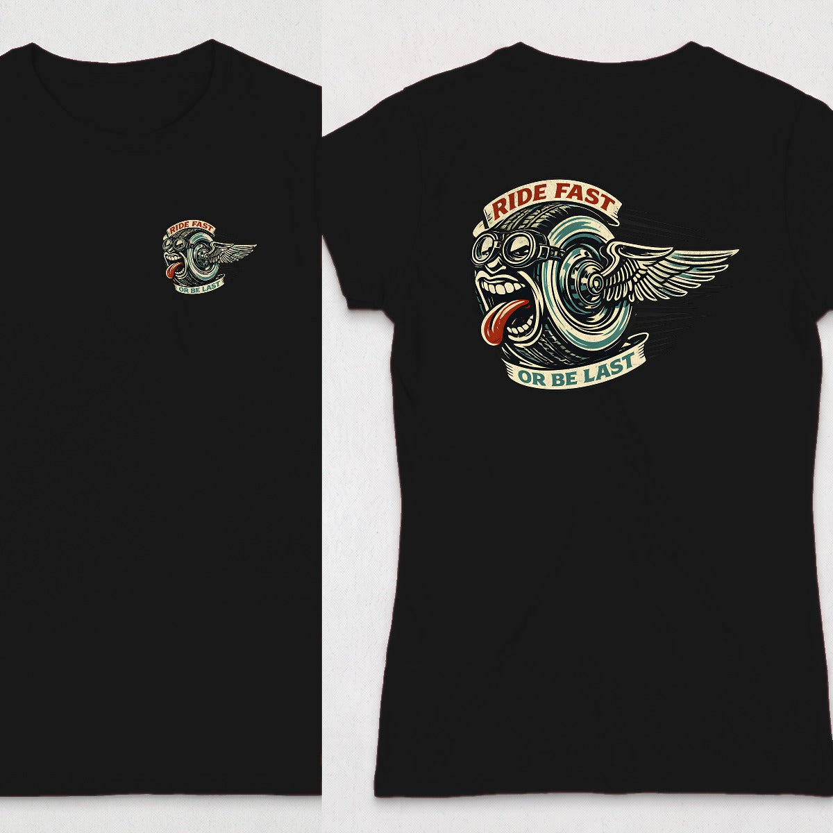 Black | Left Chest + Back