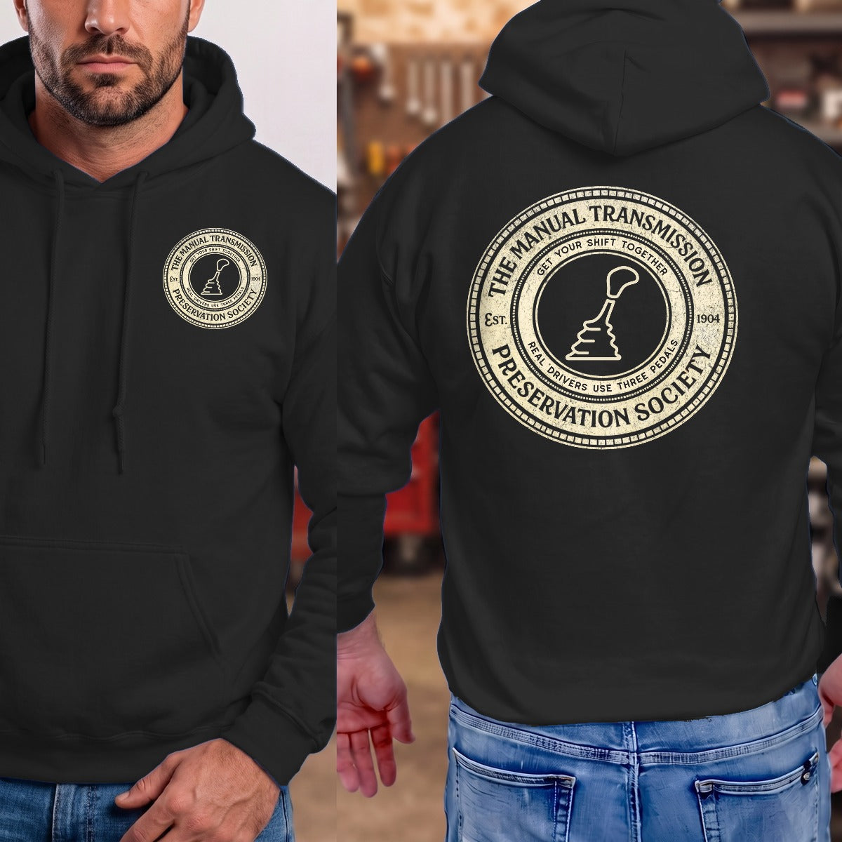 Black | Front & Back