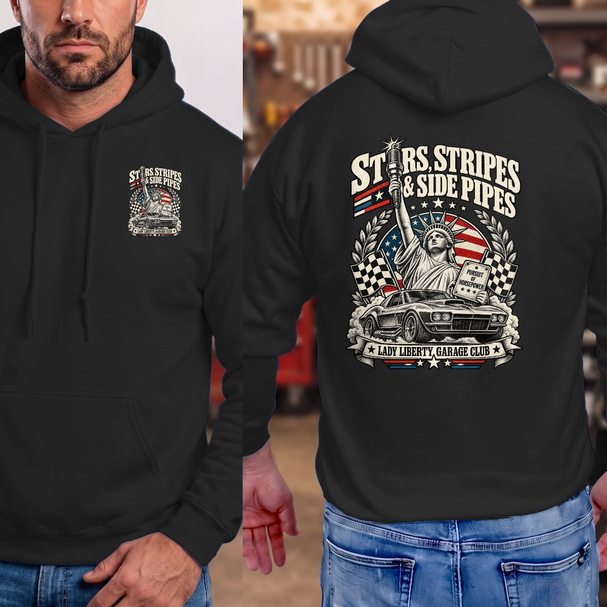 Black | Front & Back