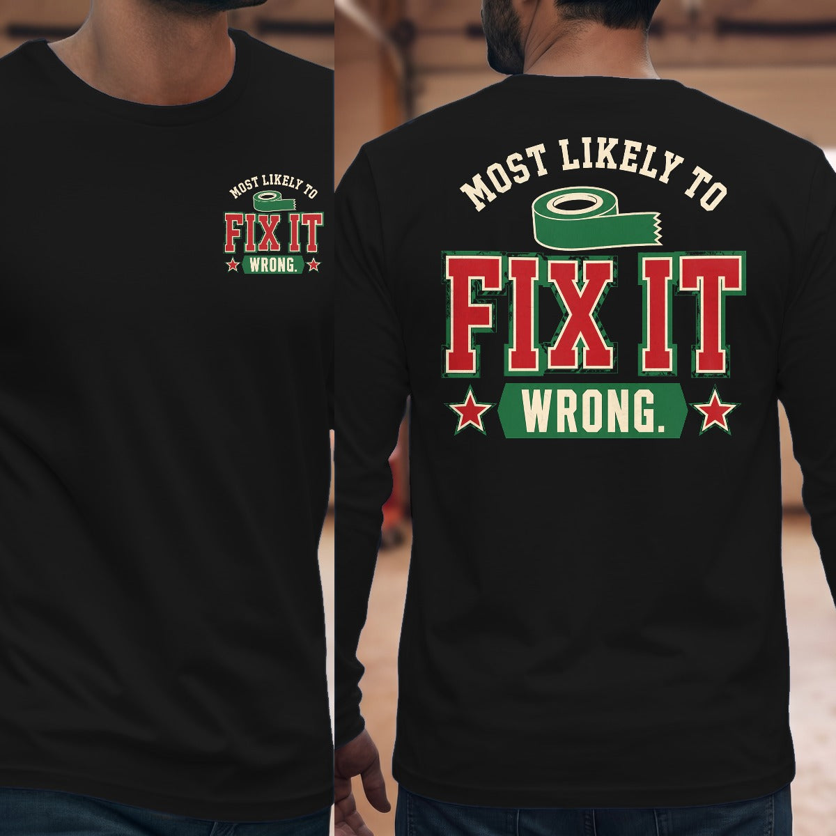 Black | Front & Back