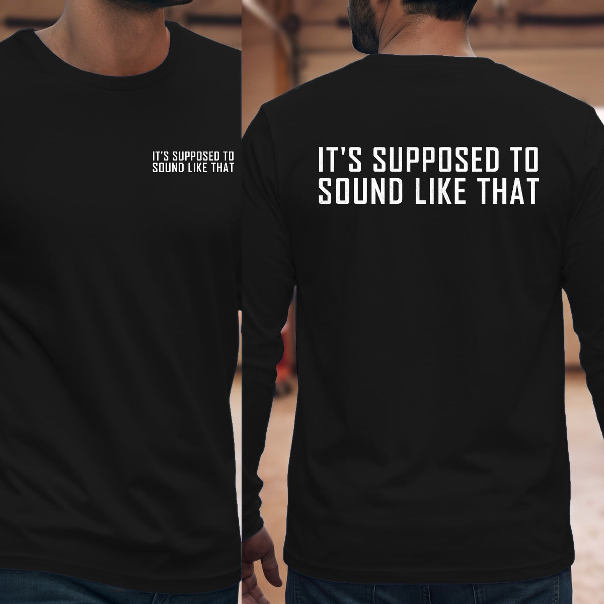 Black | Front & Back