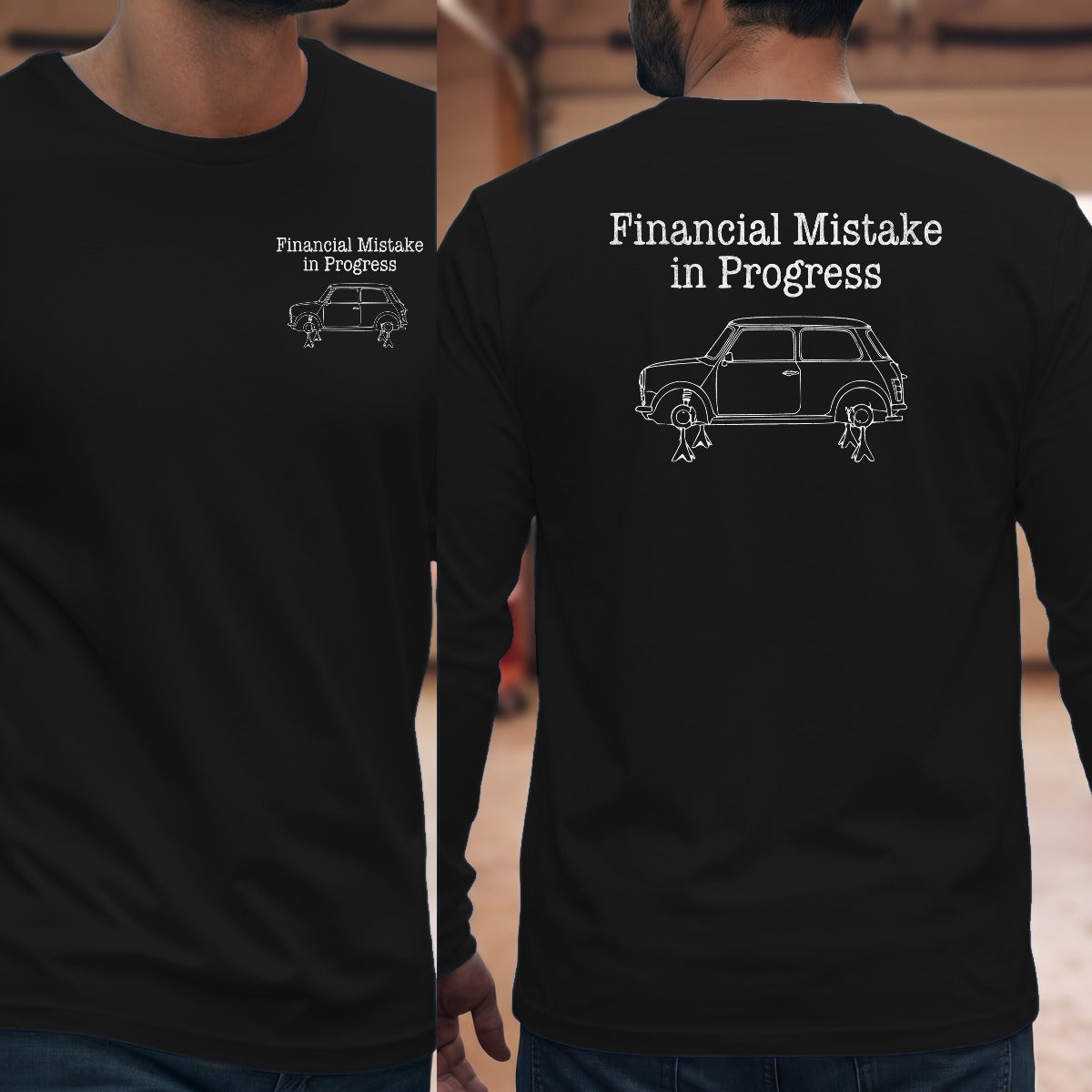 Black | Left Chest + Back