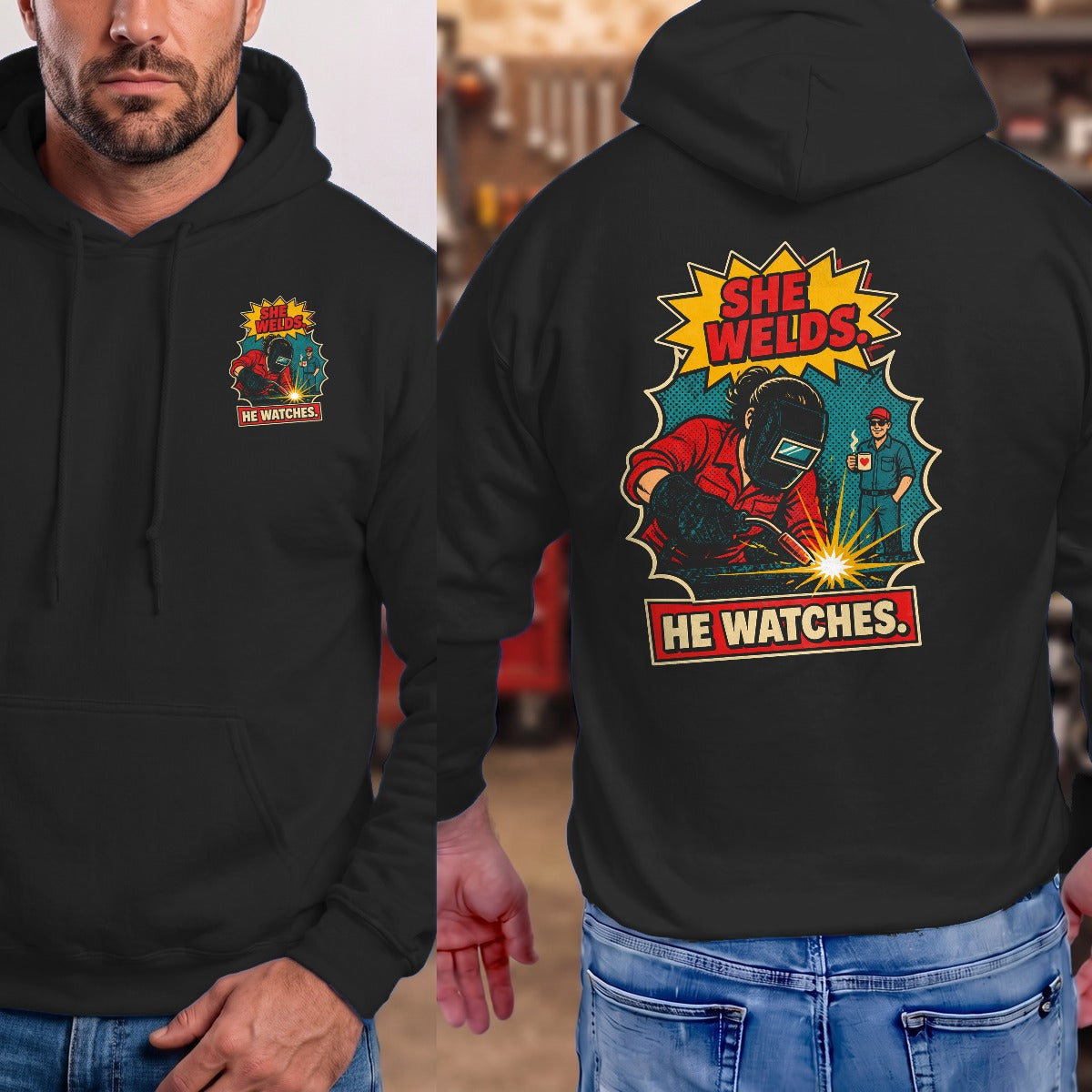 Black | Front & Back