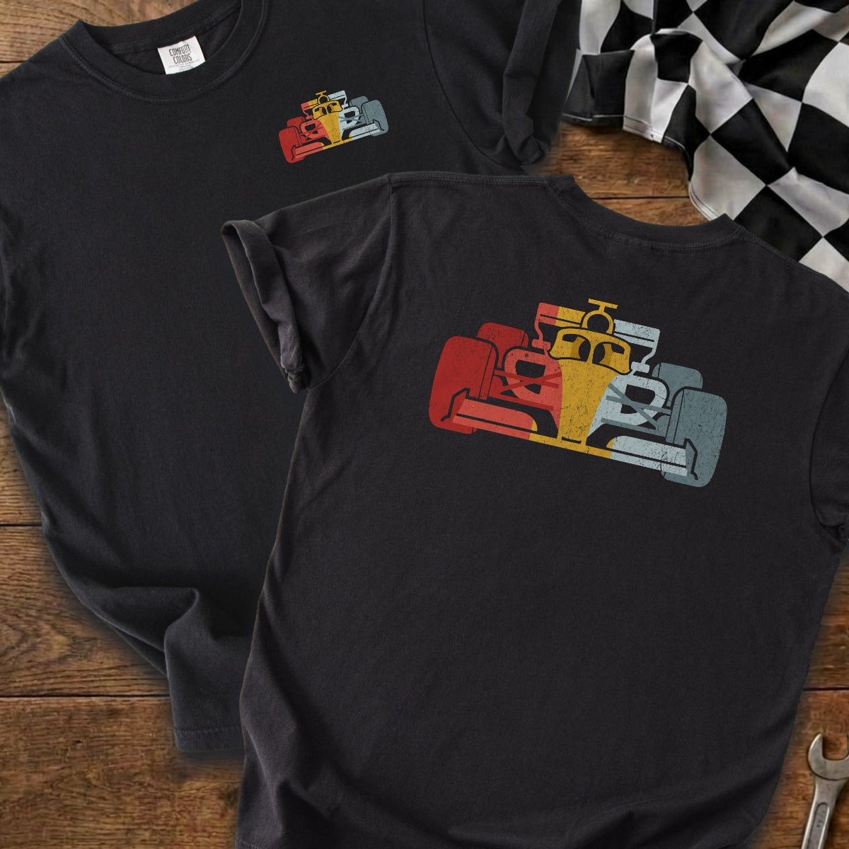 Black | Left Chest + Back