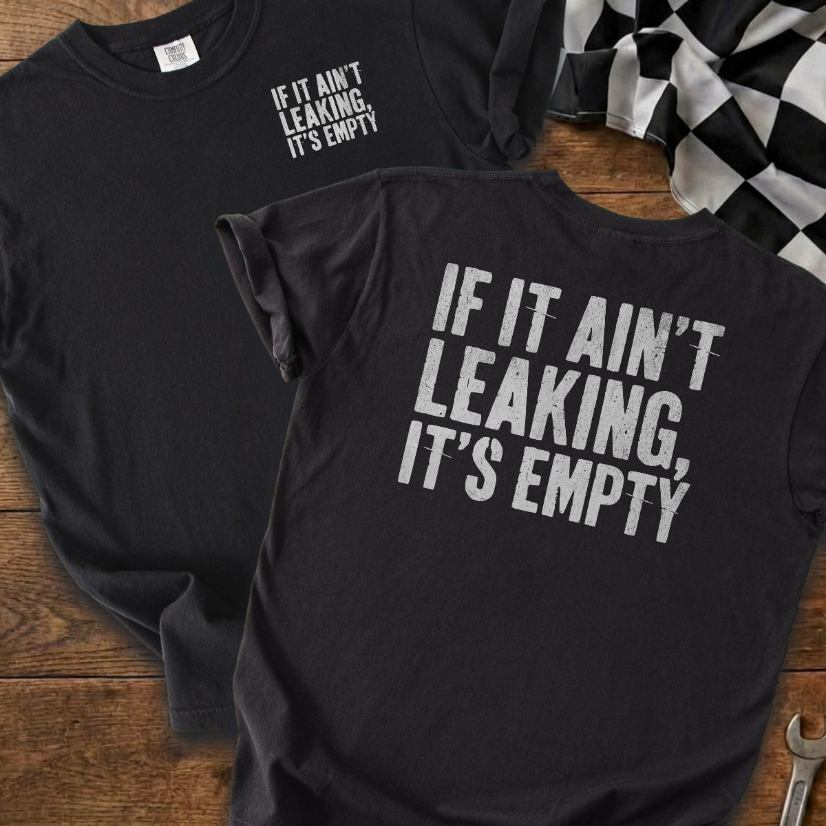 Black | Left Chest + Back