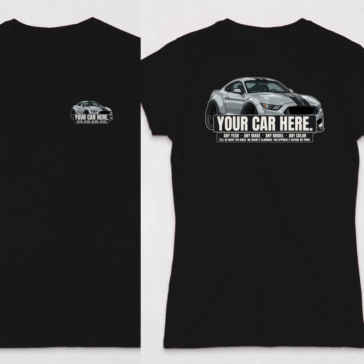 Black | Left Chest + Back