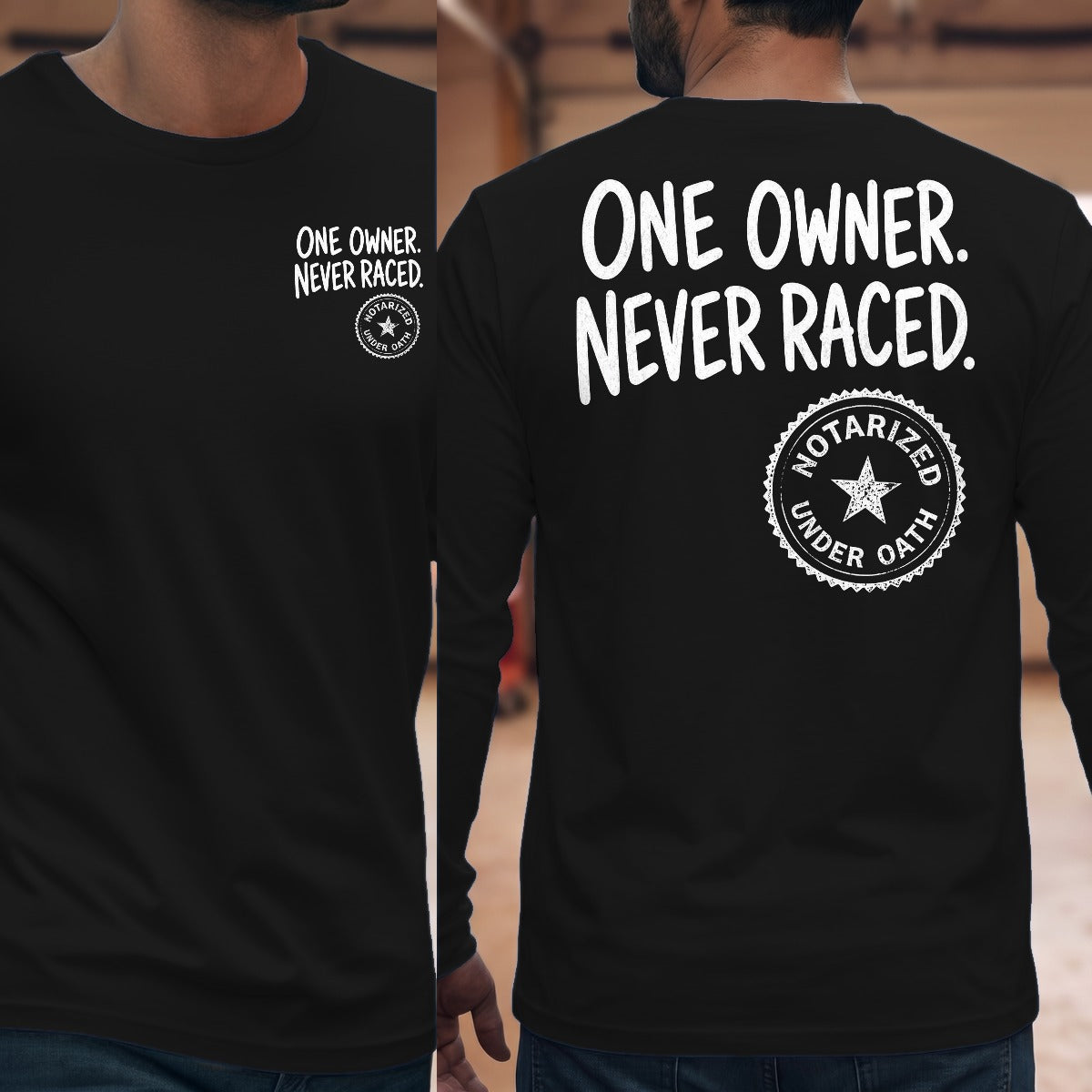 Black | Front & Back